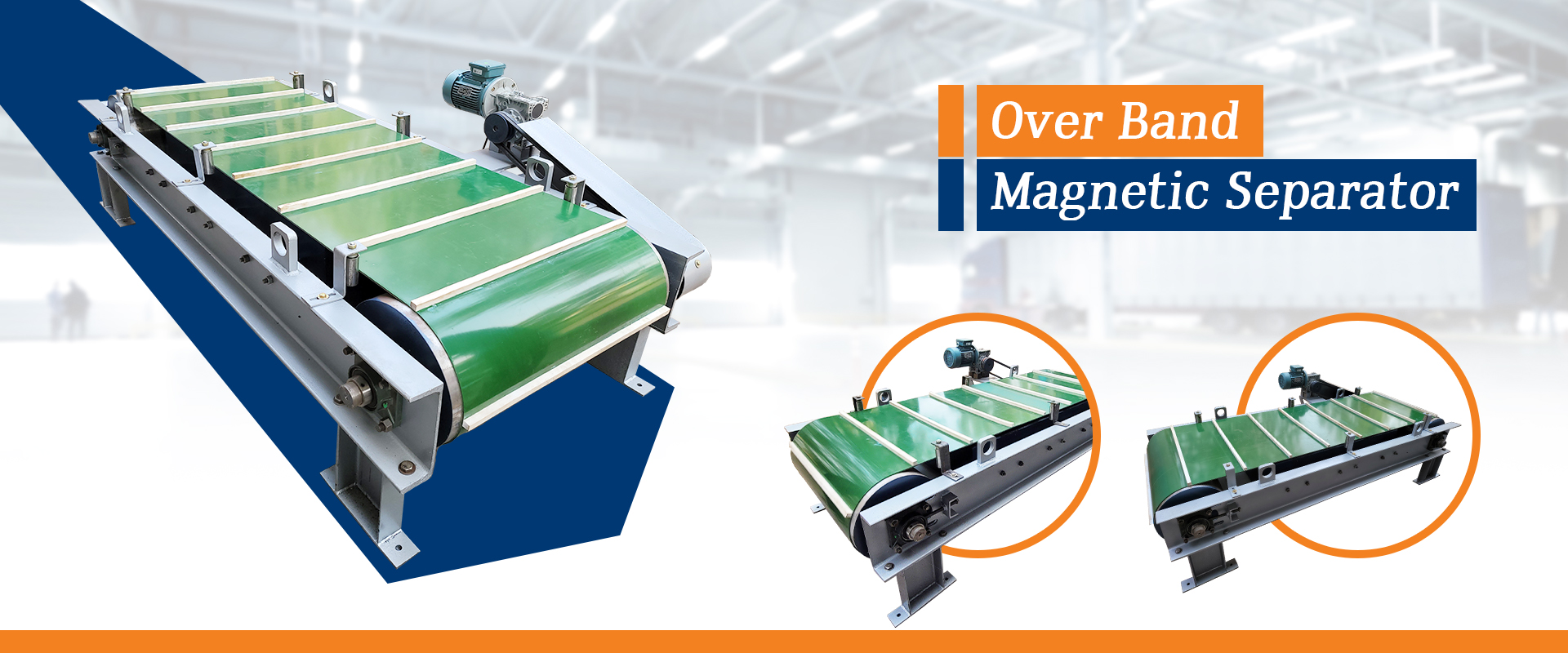 Over Band Magnetic Separator Manufacturers In Ahmedabad